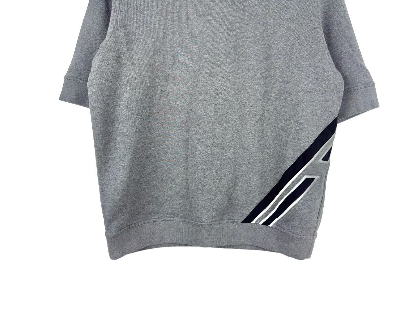Hermes Hermes Gray Geometric H Line Short Sleeve Sweatshirt Size US XL / EU 56 / 4 - 3 Thumbnail