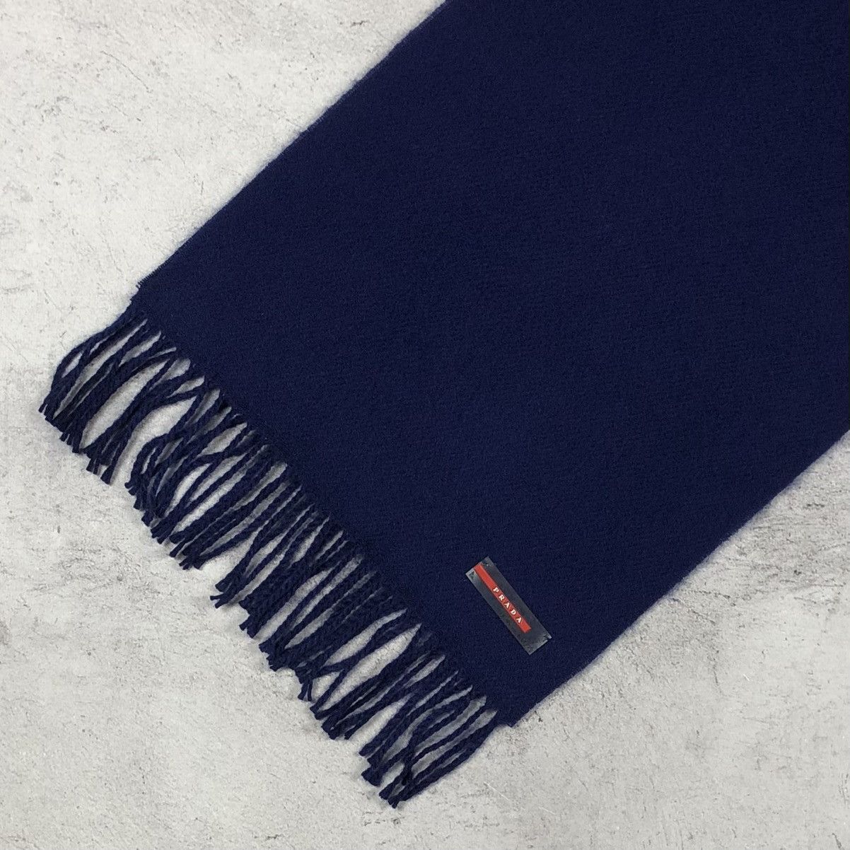 Prada Prada Wool Red Tab Scarf Size ONE SIZE - 4 Thumbnail