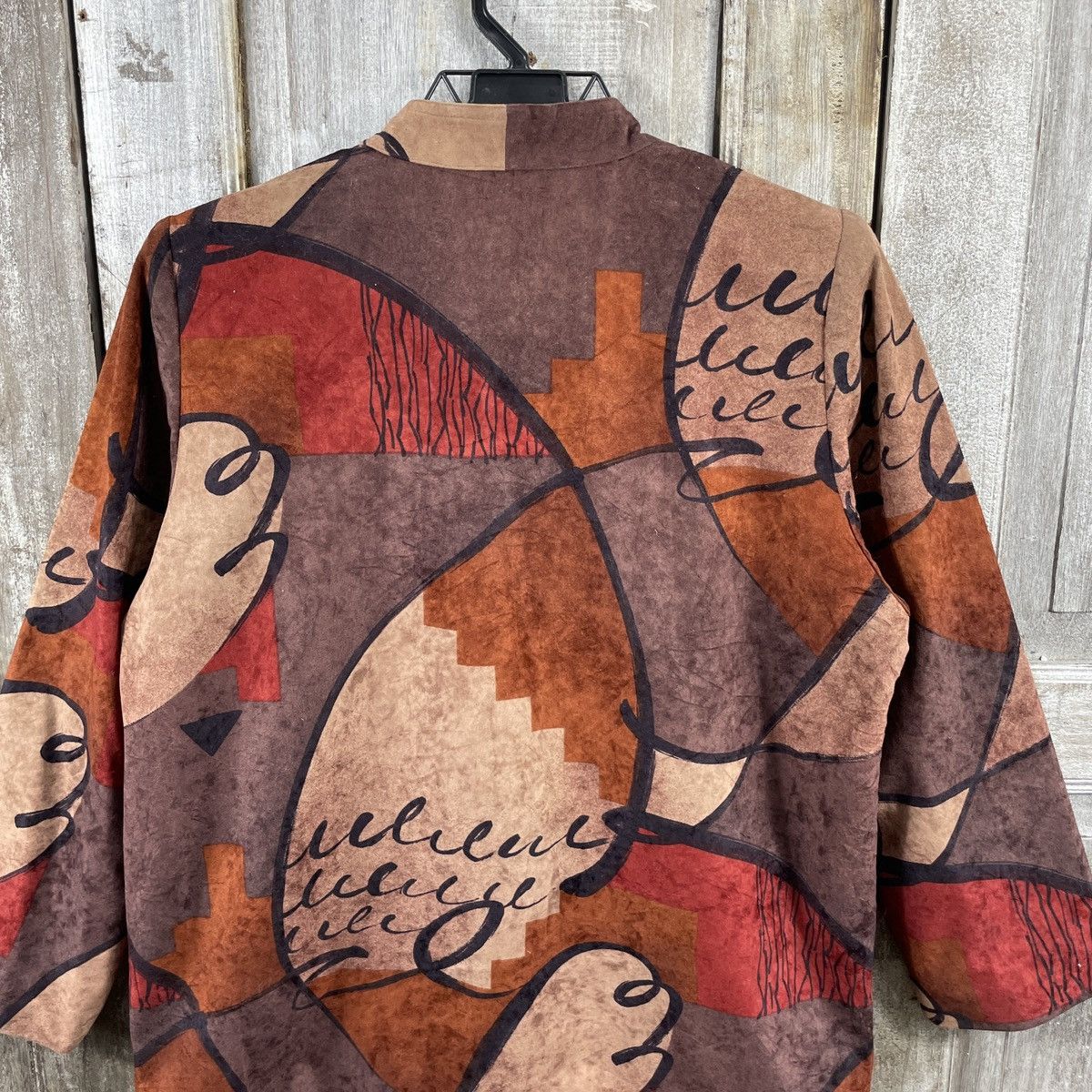 Japanese Brand × Vintage Vintage Japanese Brand Abstract Design Blazer Size L / US 10 / IT 46 - 4 Thumbnail