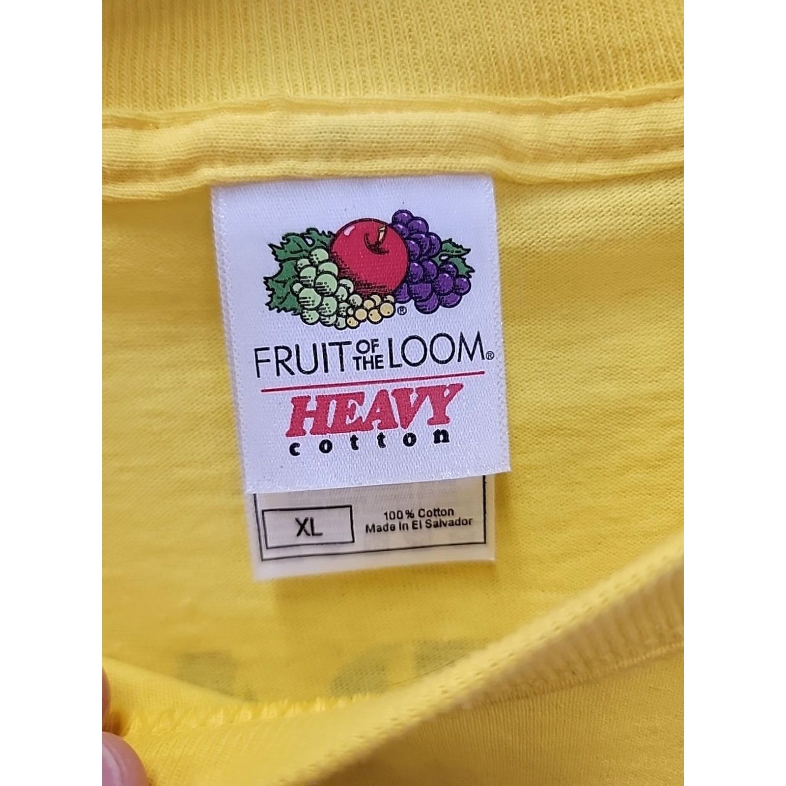 Fruit Of The Loom VINTAGE Men Shirt XL Yellow Don’t Tread On Me Rattlesnake Graphic Tee Fruit of the Loom Mens Crew Neck Short Sleeve Cotton Size US XL / EU 56 / 4 - 3 Thumbnail