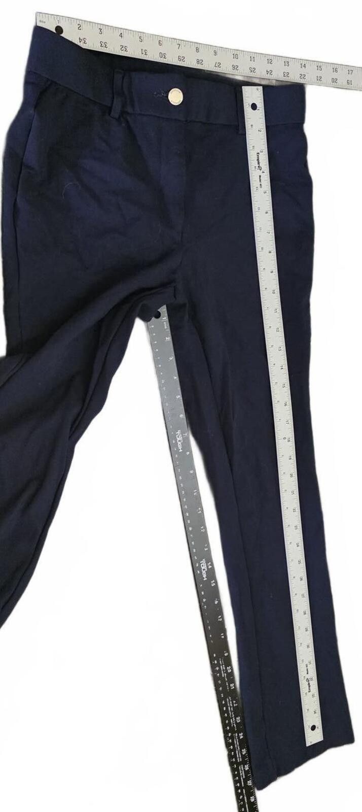 Other Rafaella Comfort Navy Blue Straight Leg Dress Pants Size 4 Size 27" / US 4 / IT 40 - 6 Thumbnail