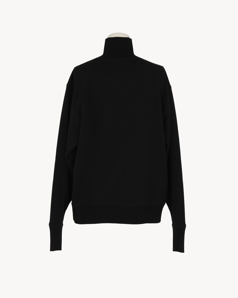 Saint Laurent Paris o1b1hav111125 813764 Sweaters in Noir Size US XL / EU 56 / 4 - 2 Thumbnail