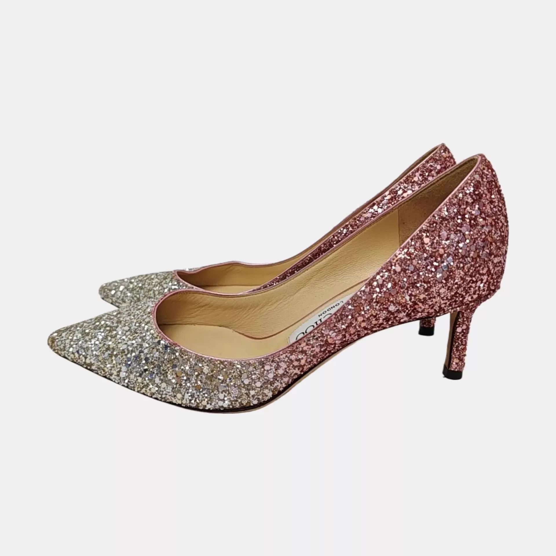 Jimmy Choo JIMMY CHOO heels 34.5 Size US 4 / IT 34 - 2 Thumbnail