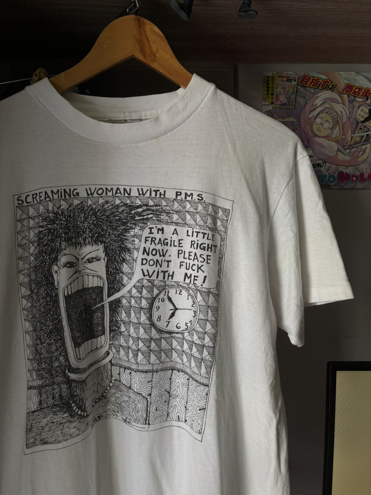 Vintage Vintage Badbob ©️1991 T-shirt Size US L / EU 52-54 / 3 - 3 Thumbnail