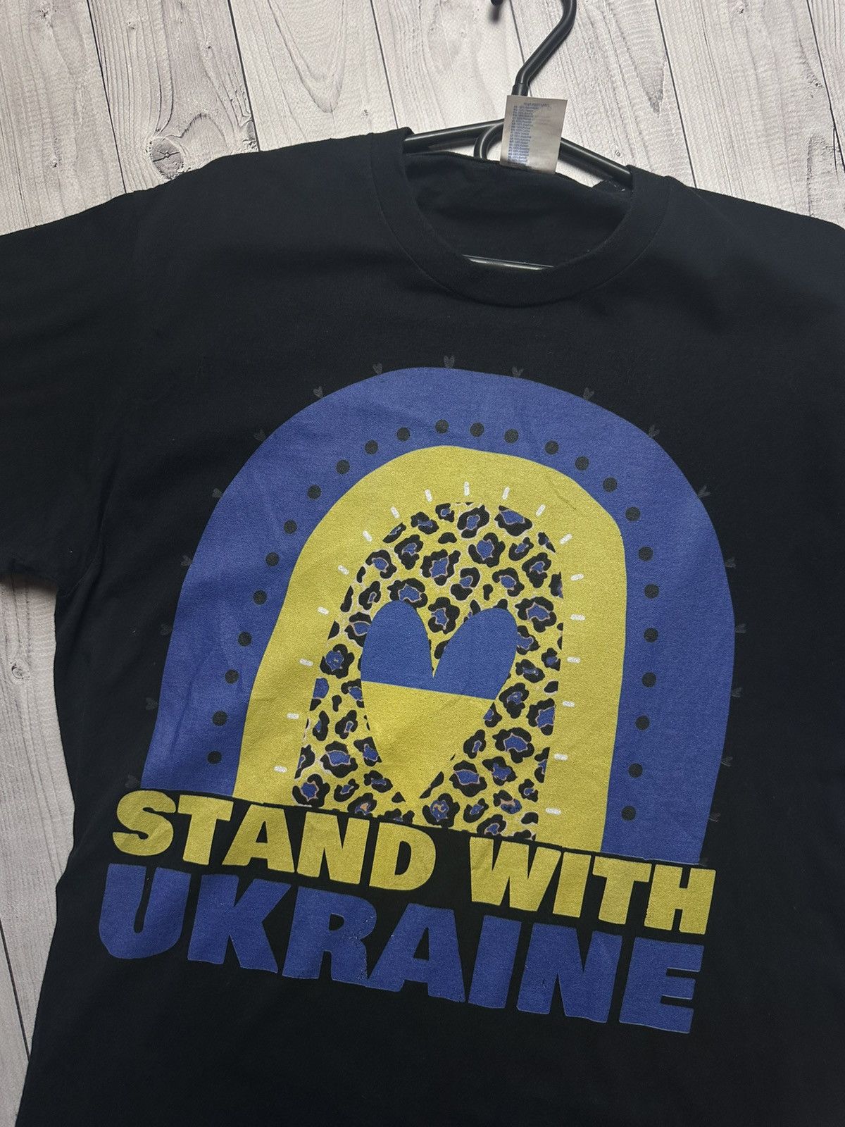 Vintage Ukraine supports Stand With Ukraine logo size L Size US L / EU 52-54 / 3 - 4 Thumbnail