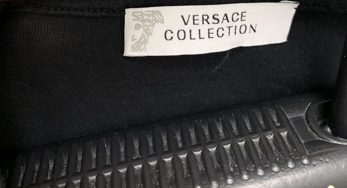 Versace Versace collection big logo striped t-shirt M sz Size US M / EU 48-50 / 2 - 4 Thumbnail