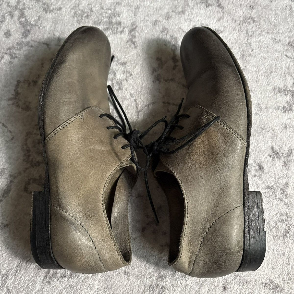 Giorgio Brato Giorgio Brato Oiled Calf Leather Derbies | Size 9 Size US 9 / EU 42 - 4 Thumbnail
