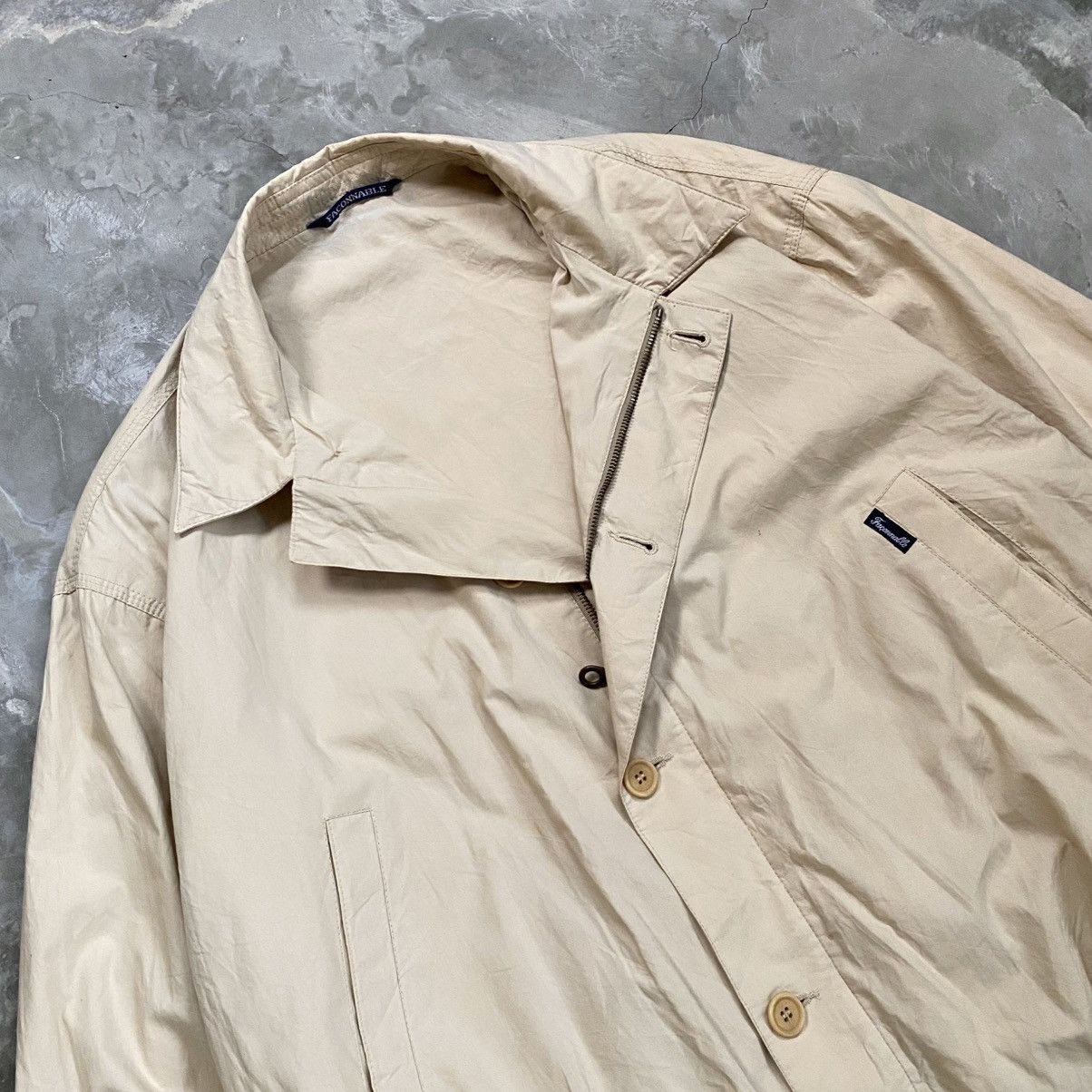 Faconnable Vintage 90s Faconnable Bomber riri zipper jacket Size US L / EU 52-54 / 3 - 3 Thumbnail