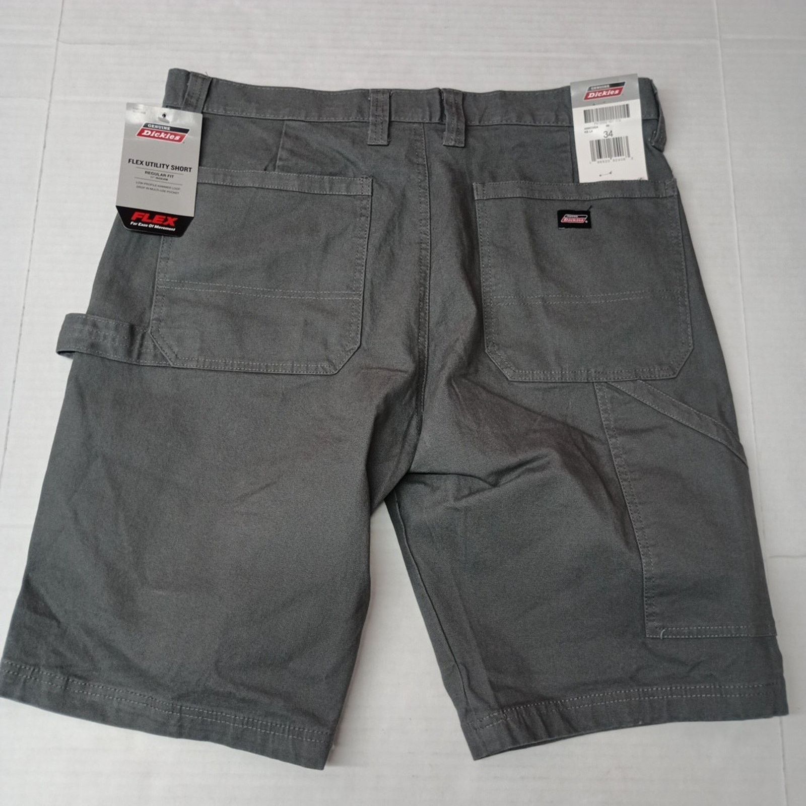 Dickies Dickies Men's Size 34 Regular Fit 11” Ins Gray Work Shorts Size US 34 / EU 50 - 4 Thumbnail