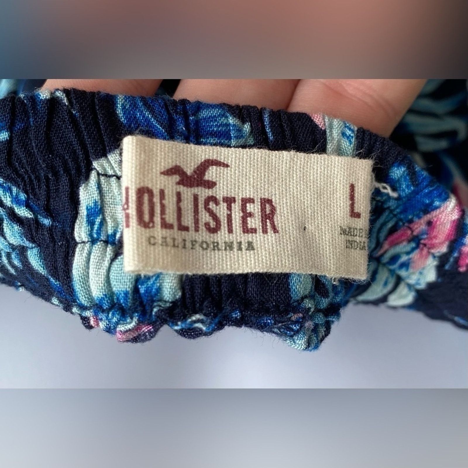 Hollister Hollister | Women's Floral Casual Mini Skirt | Large Size 30" / US 8 / IT 44 - 3 Thumbnail