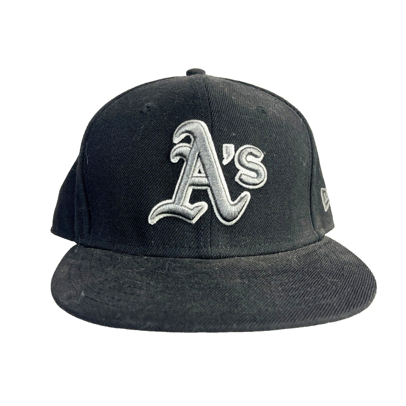 New Era Oakland A's Athletics New Era 7.5 MLB Fitted Baseball Cap In Size 46 - 3 Thumbnail