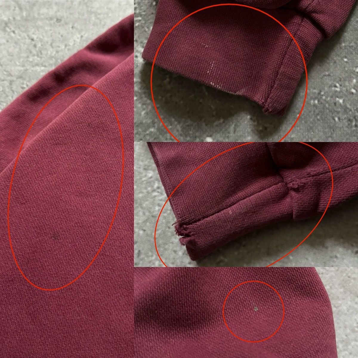 Nike × Vintage Vintage Y2K Nike Big Logo Burgundy Sweatshirt Size US M / EU 48-50 / 2 - 6 Thumbnail