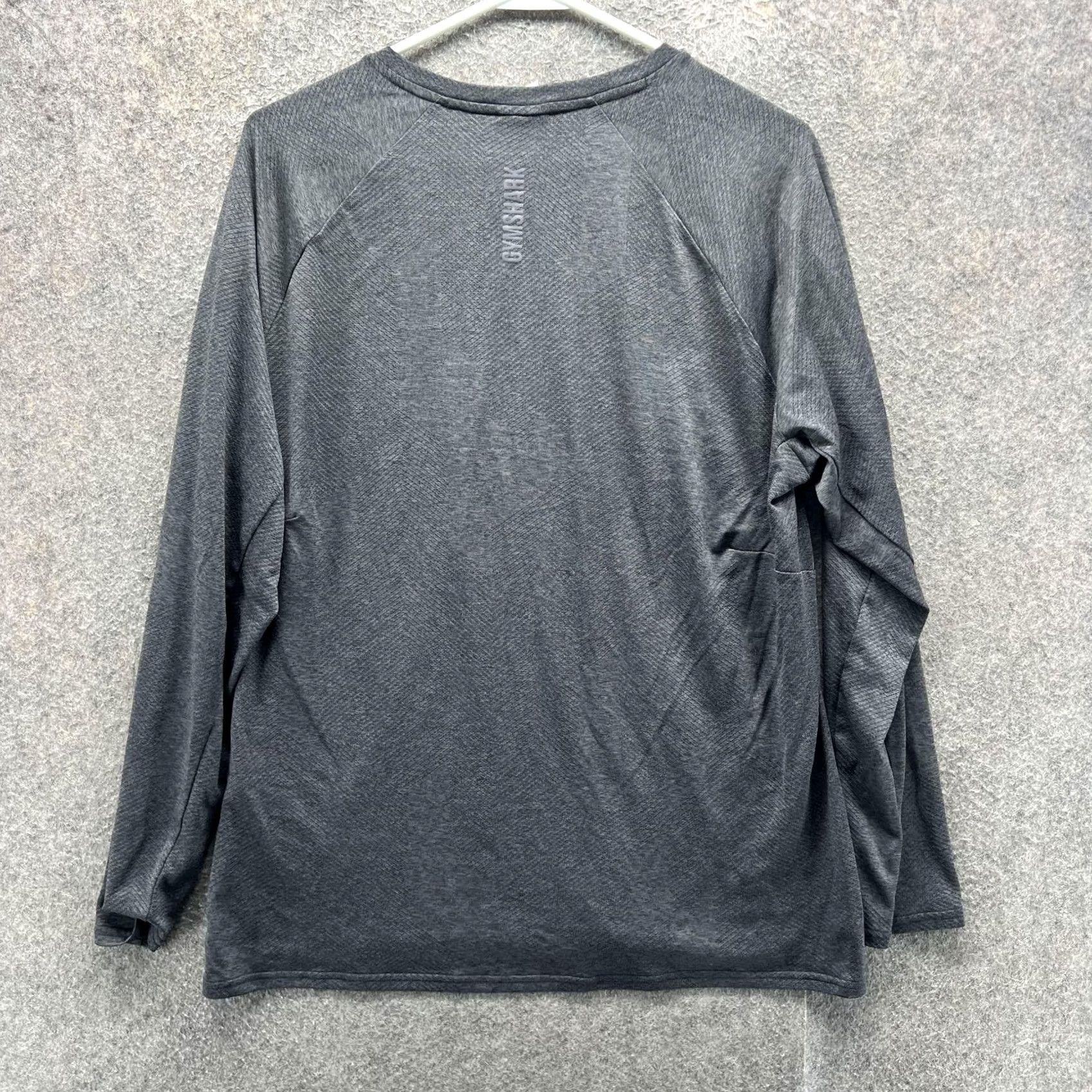 Gymshark Gymshark Shirt Mens L Gray Long Sleeve Performance Training Athletic Top Size US L / EU 52-54 / 3 - 7 Thumbnail