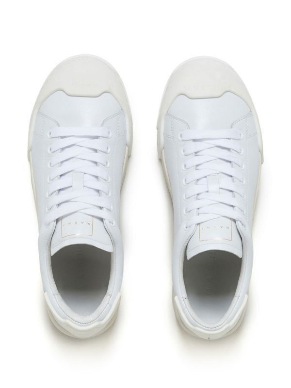 Marni o1w1db10125 Dada Bumper Low-Top Sneakers in White Size US 7 / EU 40 - 4 Thumbnail