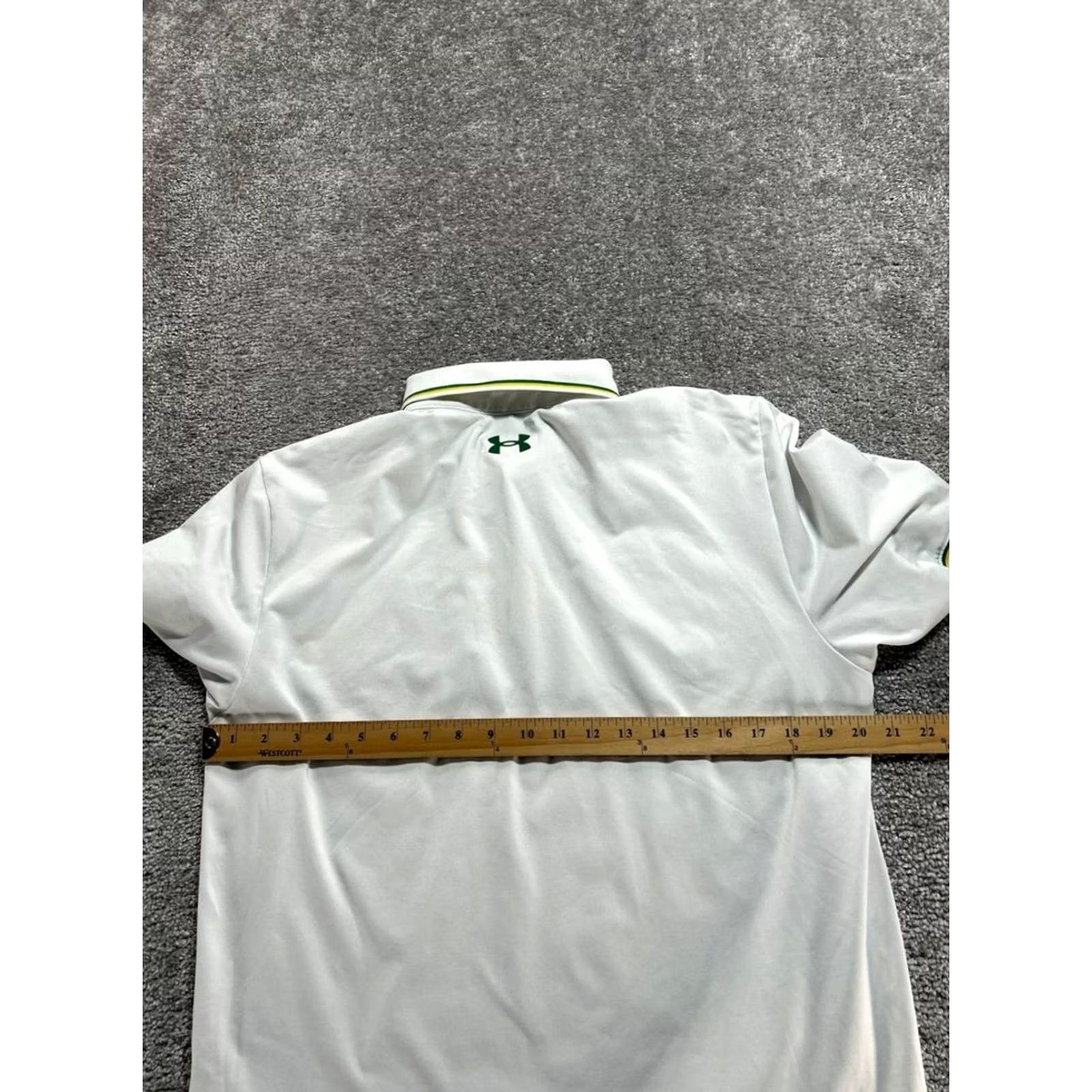 Under Armour Under Armour The Playoff Polo Shirt Men L White Stretch Loose Fit Athleisure Shirt Polo Size US L / EU 52-54 / 3 - 6 Thumbnail