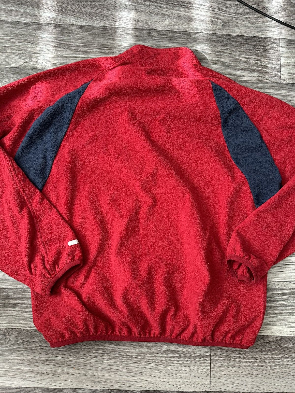 Nike 00’s Nike Vintage Therma Fit Barcelona Red fleece Sweatshirt Size US L / EU 52-54 / 3 - 7 Thumbnail