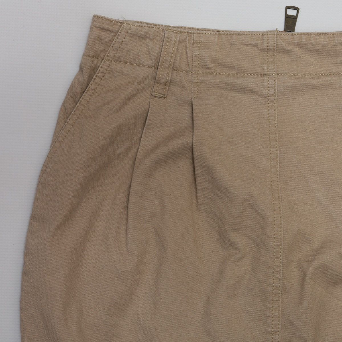 Burberry Burberry Denim Skirt Beige Short Safari Size 28" / US 6 / IT 42 - 12 Thumbnail