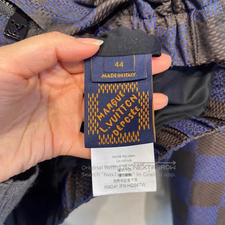 Louis Vuitton Louis Vuitton Blue checkerboard pearl embroidered slogan j Size US S / EU 44-46 / 1 - 4 Thumbnail