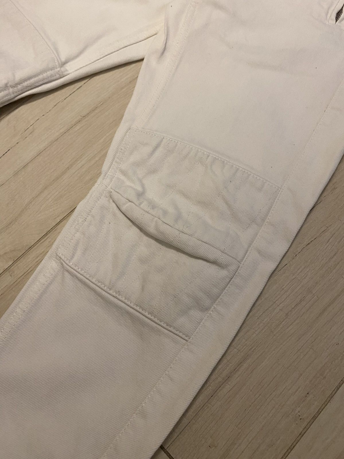 Isabel Marant FW13 Isabel Marant X H&M Biker White Denim Pants Size US 32 / EU 48 - 9 Thumbnail