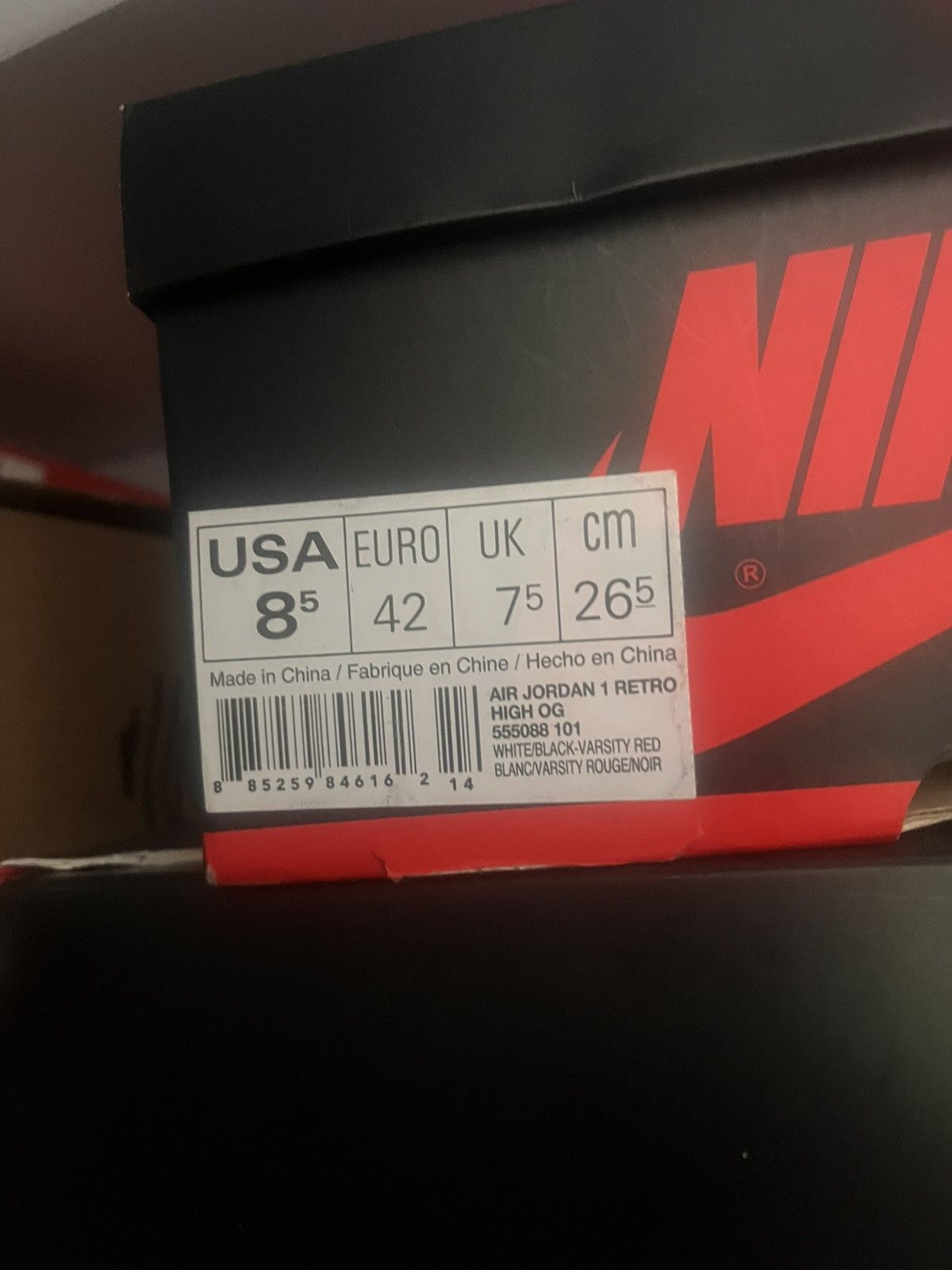 Jordan Brand Jordan 1 chicago high 2015 Size US 8.5 / EU 41-42 - 9 Thumbnail