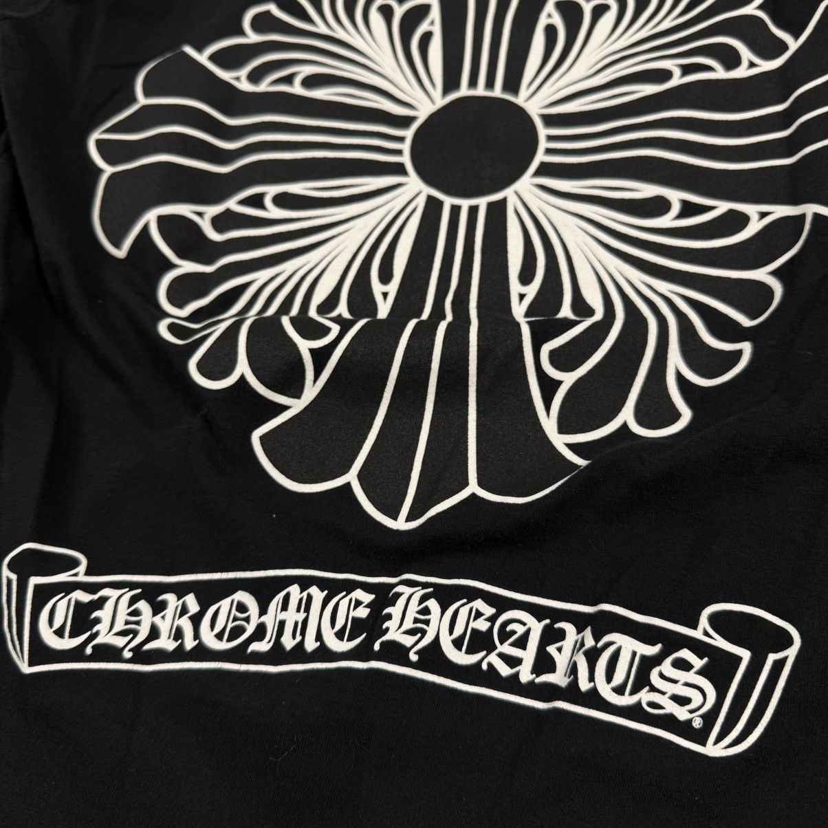 Chrome Hearts Chrome Hearts Vintage Jumbo Cross ‘Black’ Longsleeve Size US S / EU 44-46 / 1 - 3 Thumbnail