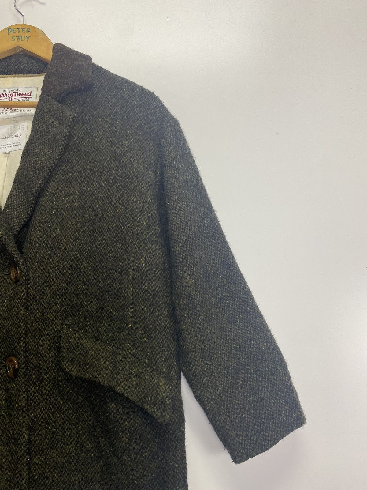 Harris Tweed × Vintage Vintage Hand Woven Harris Tweed Jacket Size US M / EU 48-50 / 2 - 8 Thumbnail