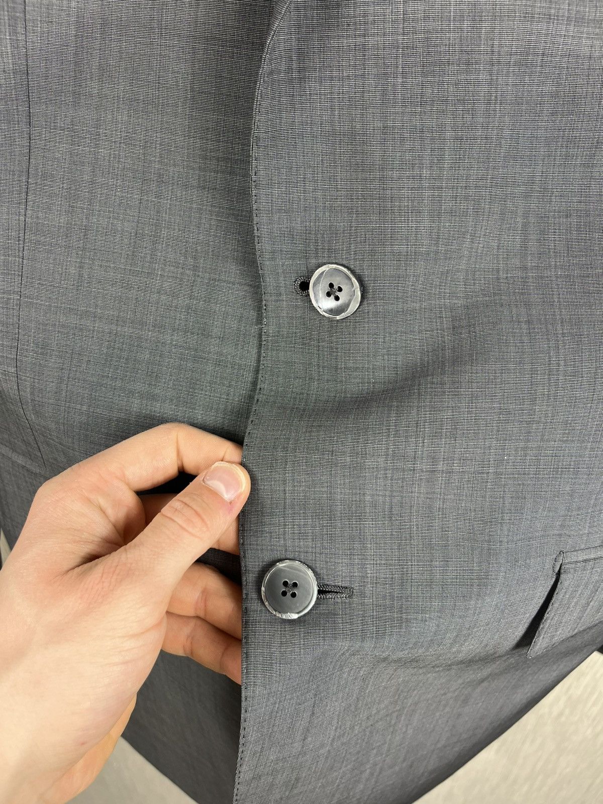 Ermenegildo Zegna Ermenegildo Zegna Leggerissimo wool silk blazer jacket Size 52R - 12 Thumbnail