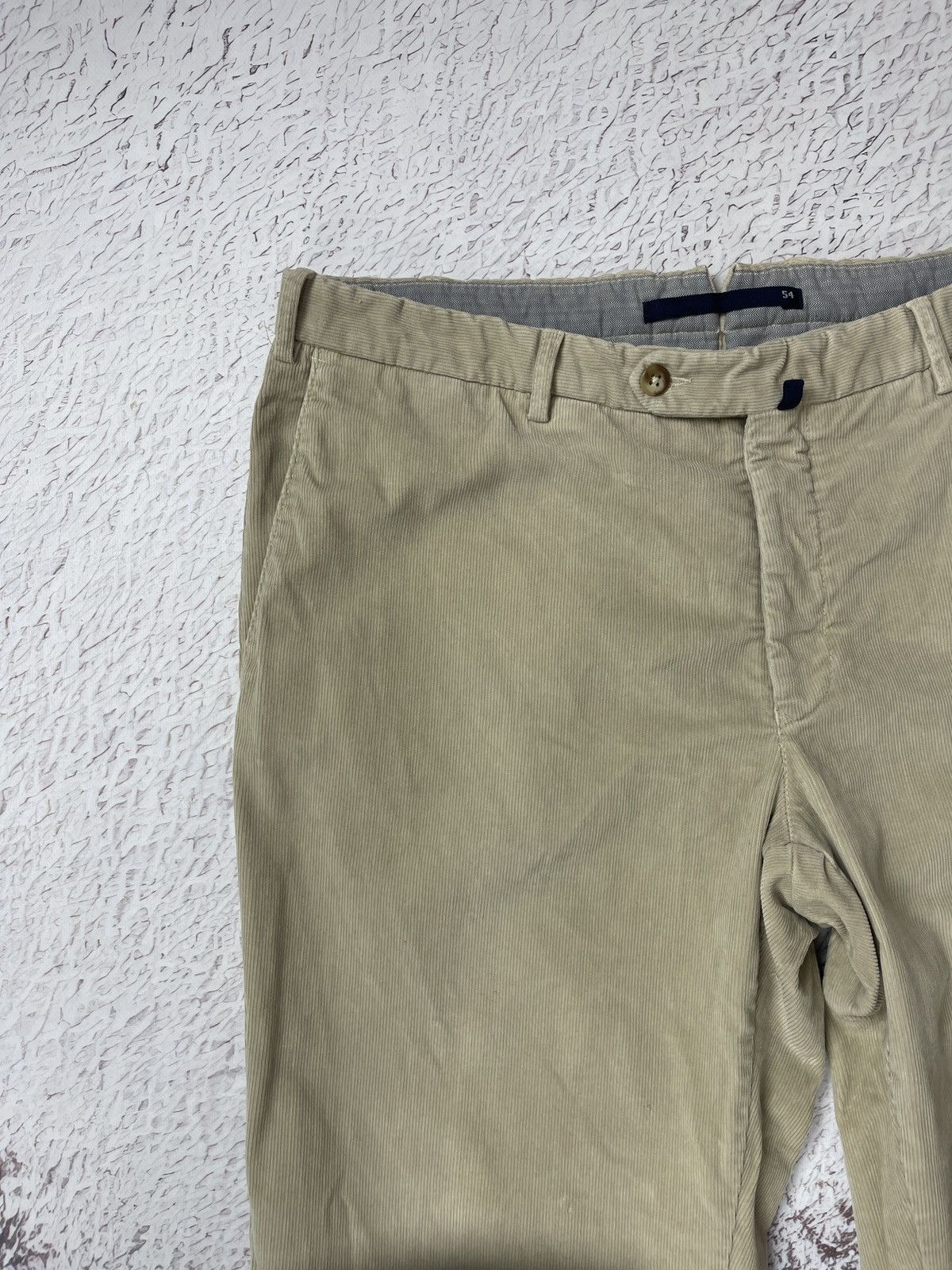 Incotex Incotex Venezia High comfort Flexcord beige corduroy pants Size US 38 / EU 54 - 7 Thumbnail