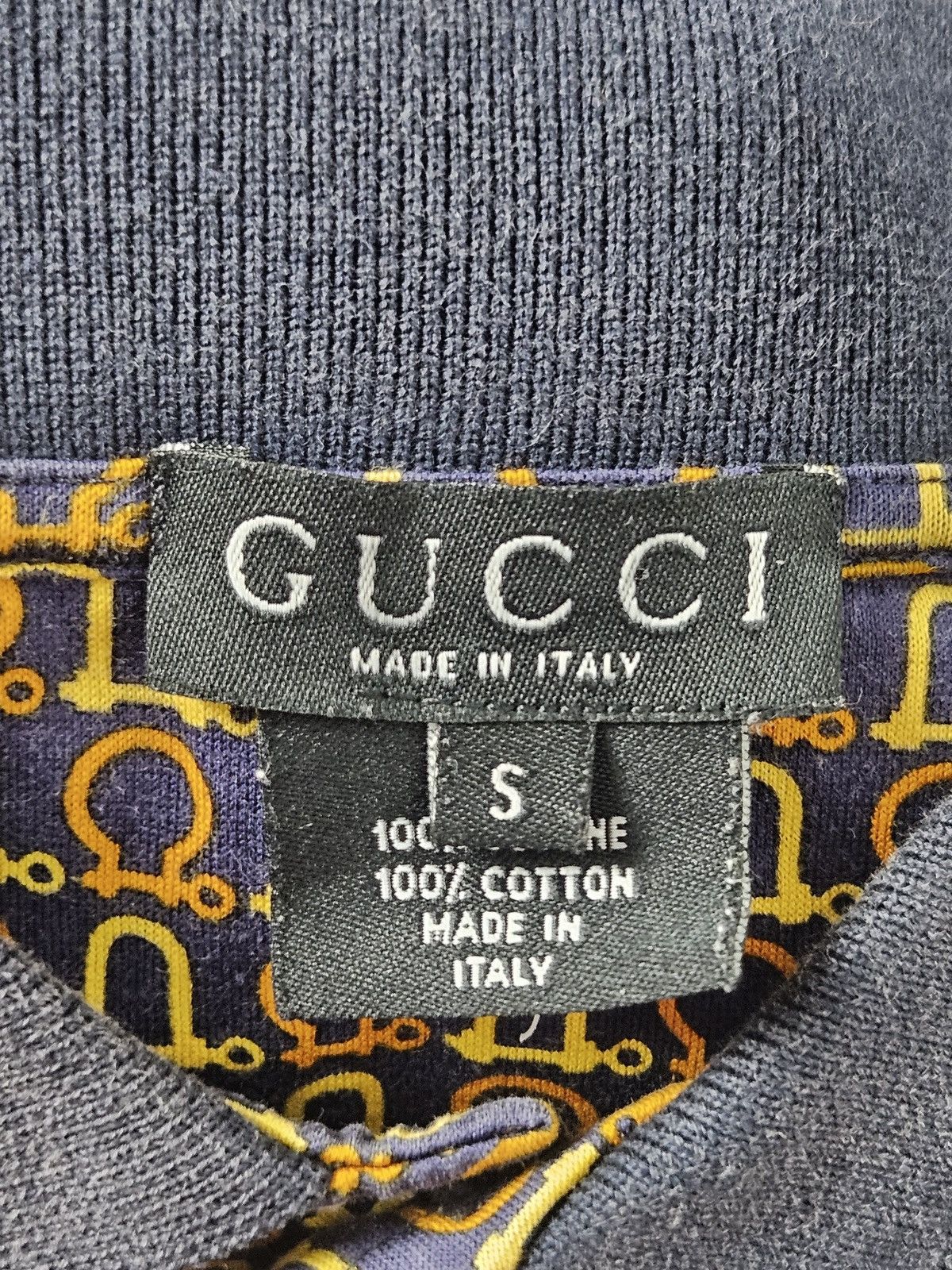 Gucci Vintage Gucci chain polo shirt Size US S / EU 44-46 / 1 - 4 Thumbnail