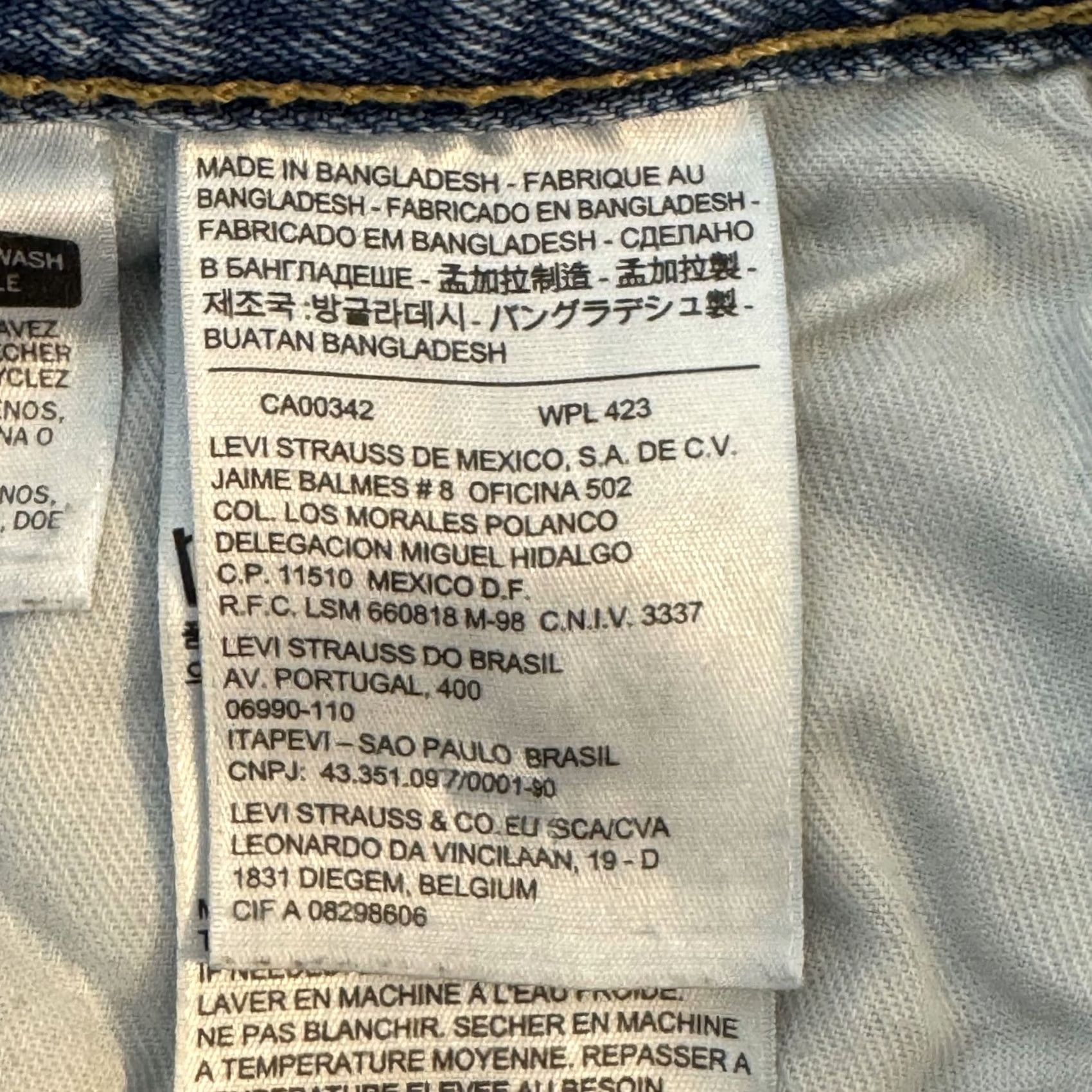 Levi's Levi’s 550 Relaxed Fit Jeans Men 33x30 Blue Denim Mid-Rise Straight Leg Zip Fly Size US 33 - 6 Thumbnail