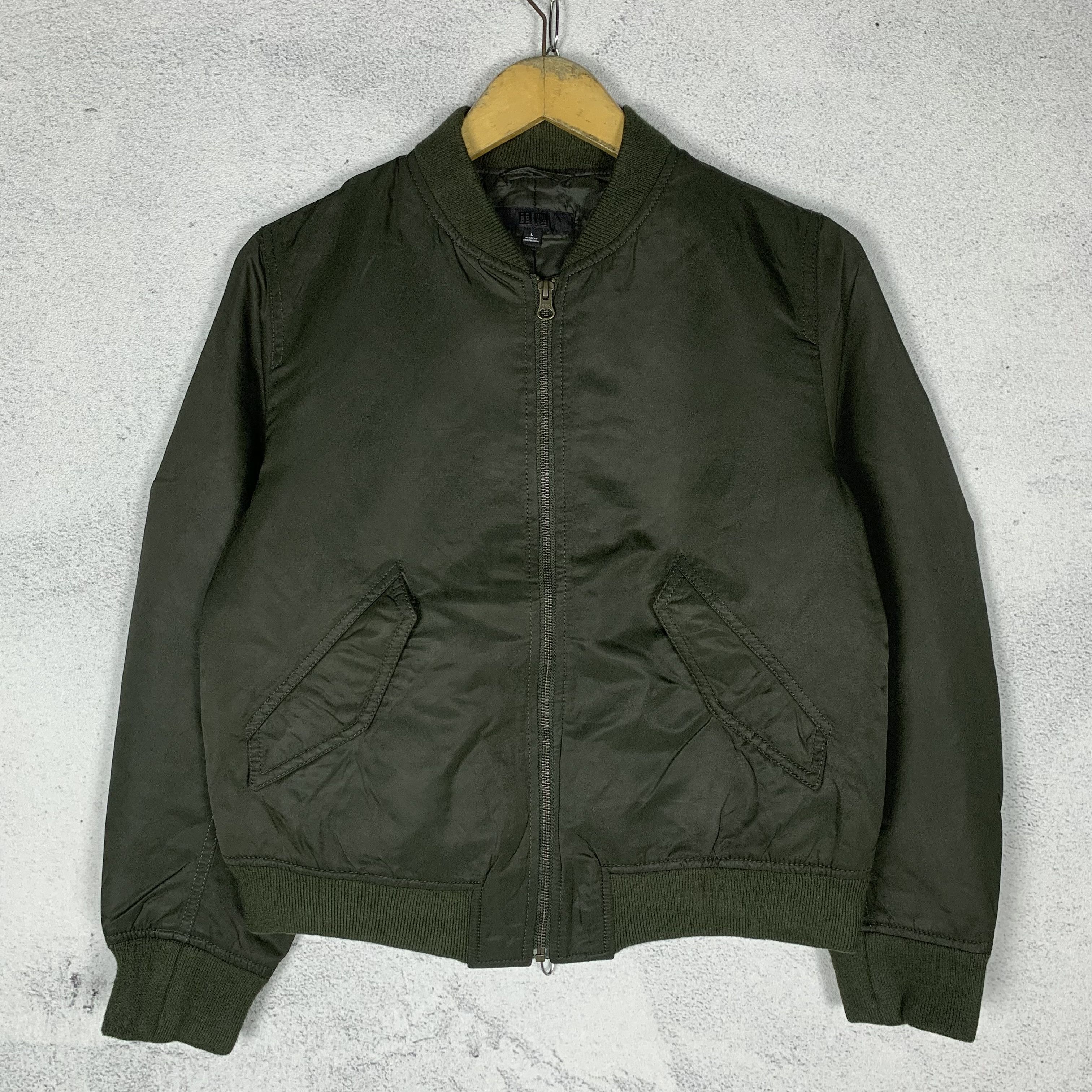 Japanese Brand Uniqlo CWU Bomber Flight Jacket Size L / US 10 / IT 46 - 1 Thumbnail