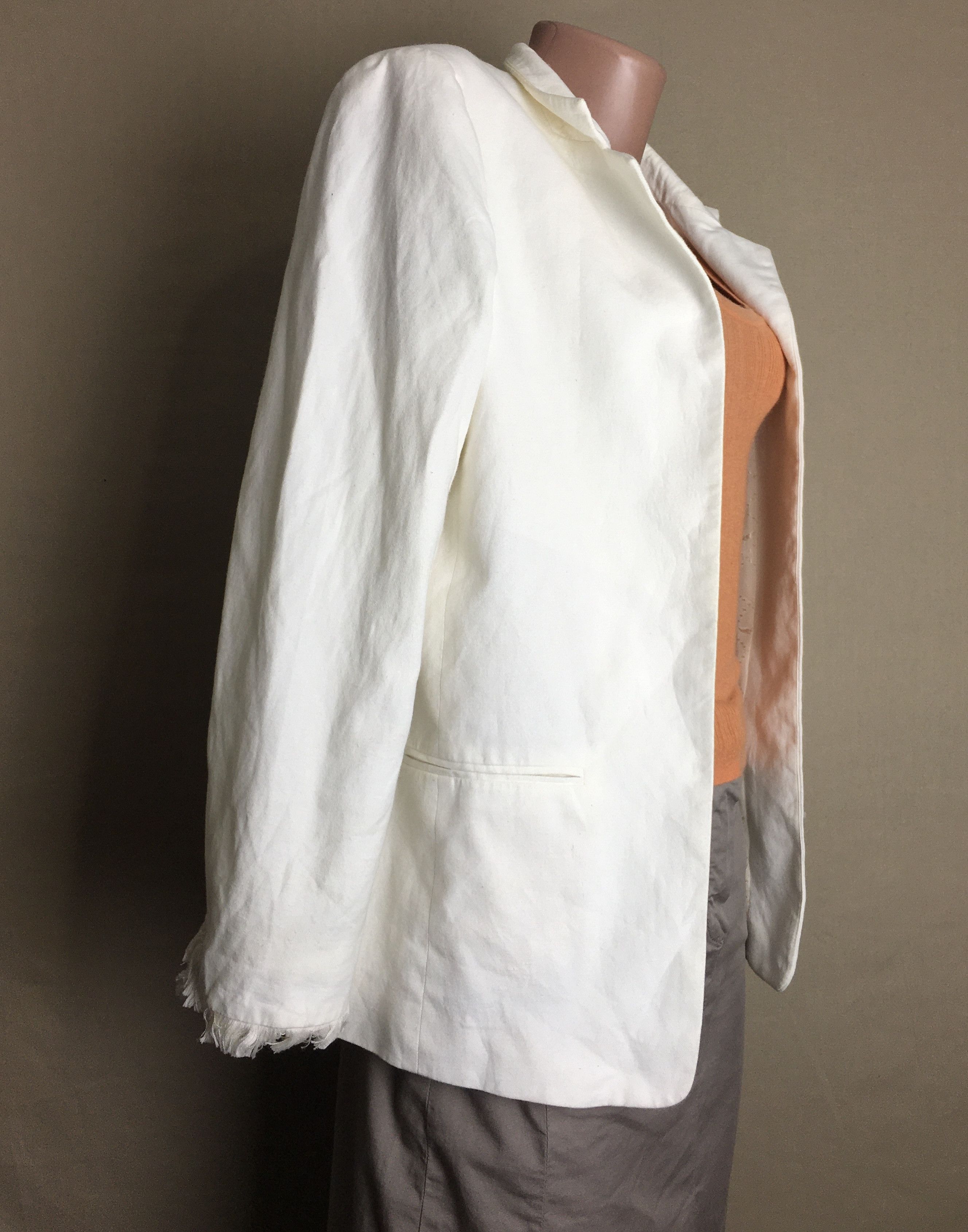 Zadig & Voltaire Zadig & Voltaire Volly Feange Cotton Linen Jacket Size EU 36 Size XS / US 0-2 / IT 36-38 - 7 Thumbnail