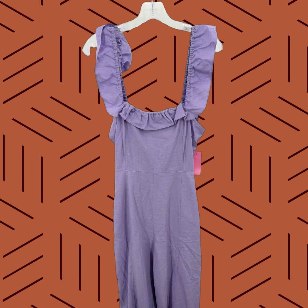 VINTAGE On 34th Purple Size Small Sleeveless Jumpsuit