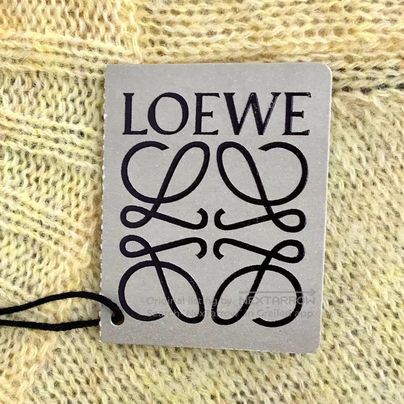 Loewe Loewe Color Blocked Logo Embroidered Wool Round Neck Long Size M / US 6-8 / IT 42-44 - 8 Thumbnail