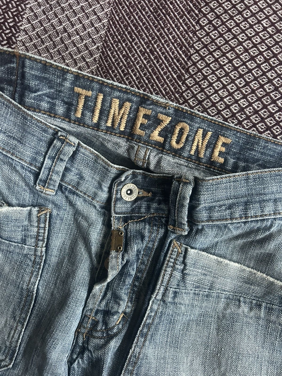 Vintage Vintage Timezone Washed Jeans Distressed Y2K Streetwear W32 Size US 32 / EU 48 - 9 Thumbnail