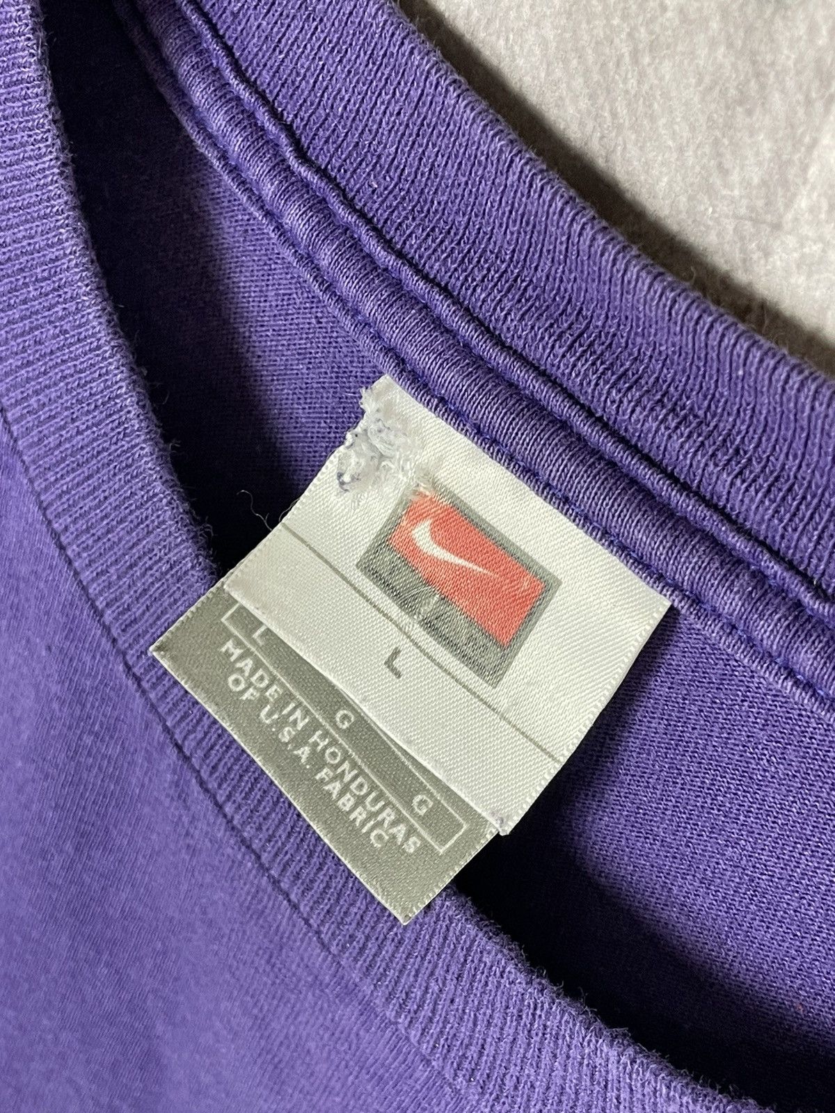 Nike × Vintage Vintage Y2K Nike big logo sweatshirt long sleeve Size US L / EU 52-54 / 3 - 8 Thumbnail