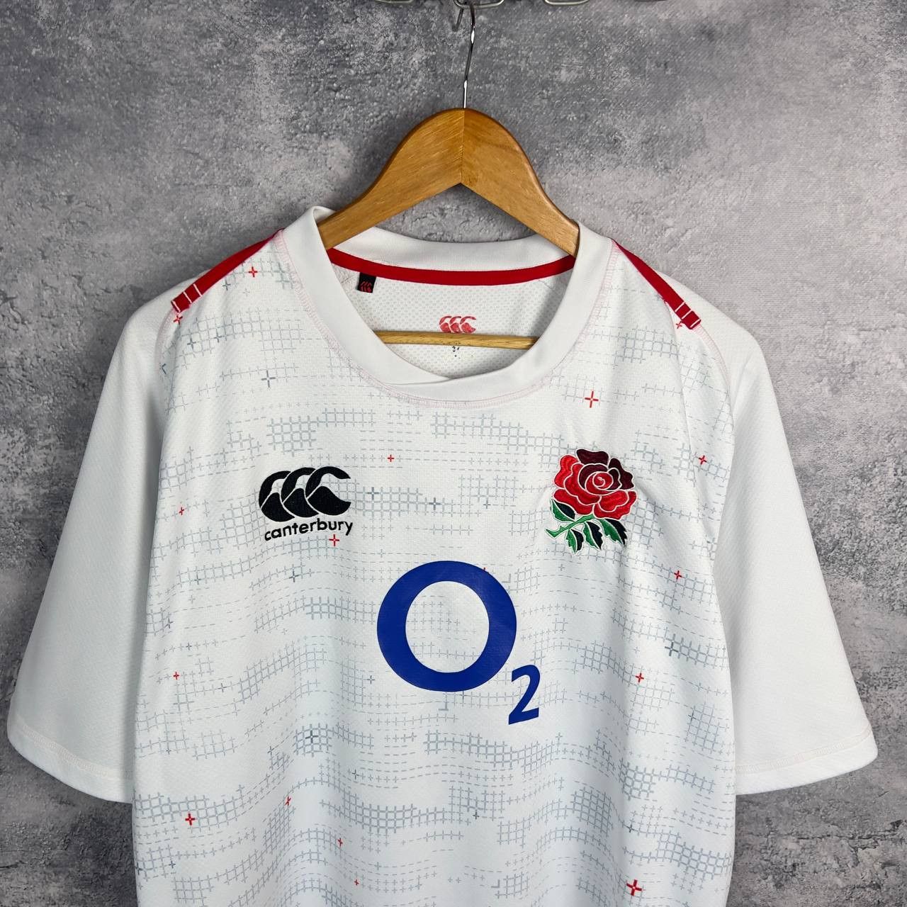 Canterbury of New Zealand CANTERBURY MEN'S RUGBY UNION ENGLAND SHIRT JERSEY SIZE XL Size US XL / EU 56 / 4 - 2 Thumbnail