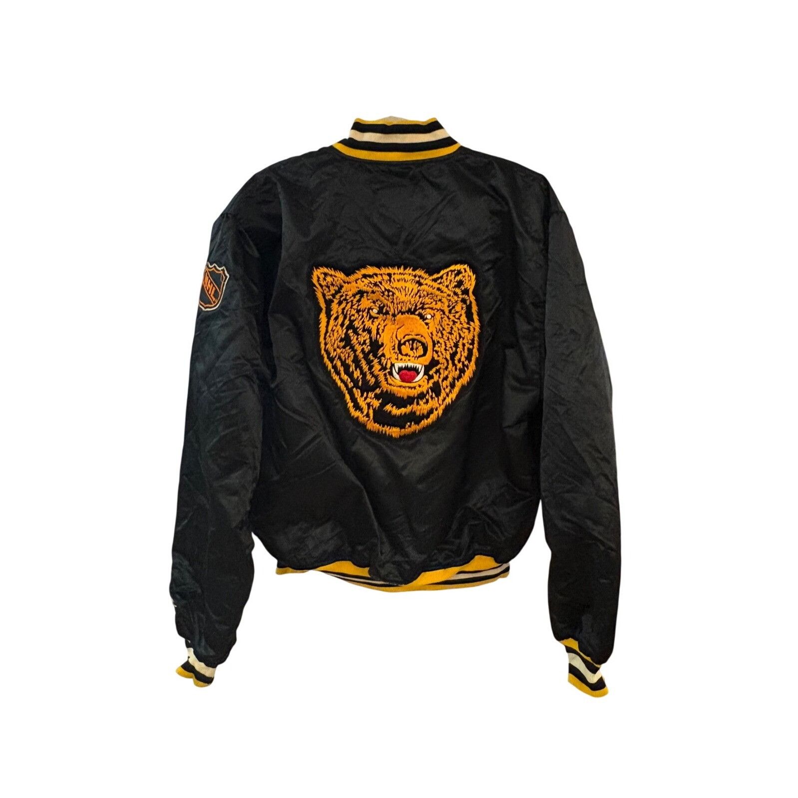 Starter Rare Vintage 80s Starter Boston Bruins NHL Bear Back Hit Sat Size US XL / EU 56 / 4 - 2 Thumbnail
