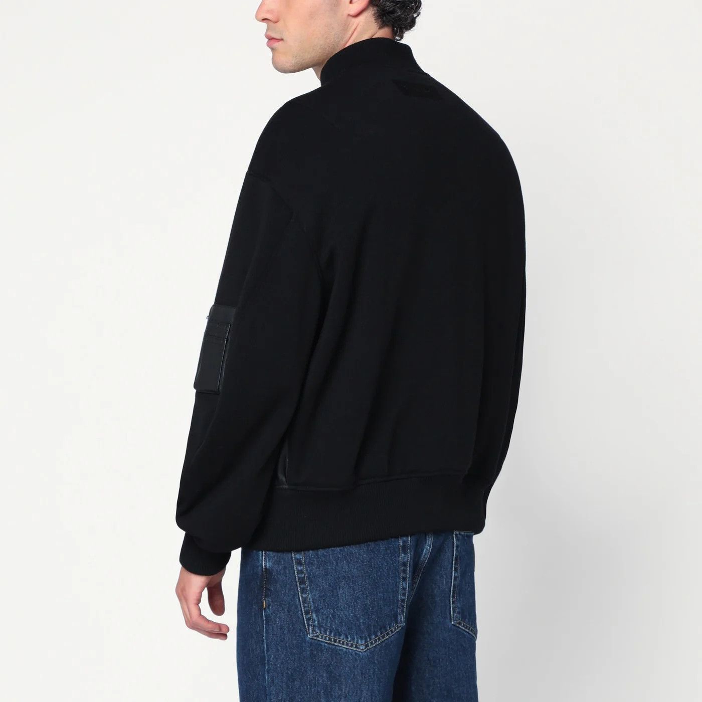 Givenchy o1d2blof0426 Leather Bomber Jacket in Black Size US XL / EU 56 / 4 - 3 Thumbnail