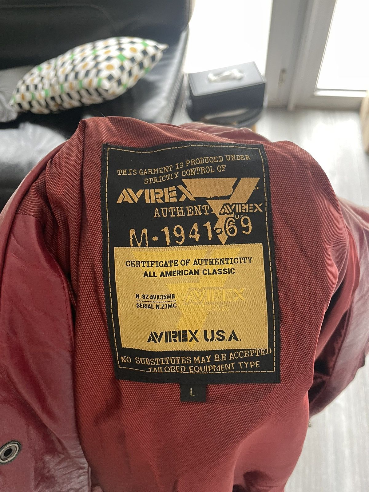 Avirex Leather Jacket Avirex Size US L / EU 52-54 / 3 - 4 Thumbnail