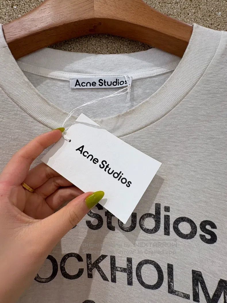 Acne Studios Acne Studios 1996 Short-Sleeve T-Shirt with Letter Print Size US XS / EU 42 / 0 - 4 Thumbnail
