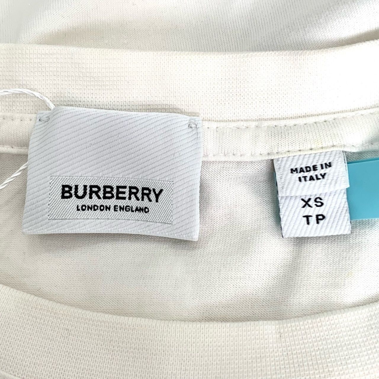 Burberry Burberry White Universal Passport Sleeveless Cotton T-Shirt Size US XS / EU 42 / 0 - 6 Thumbnail
