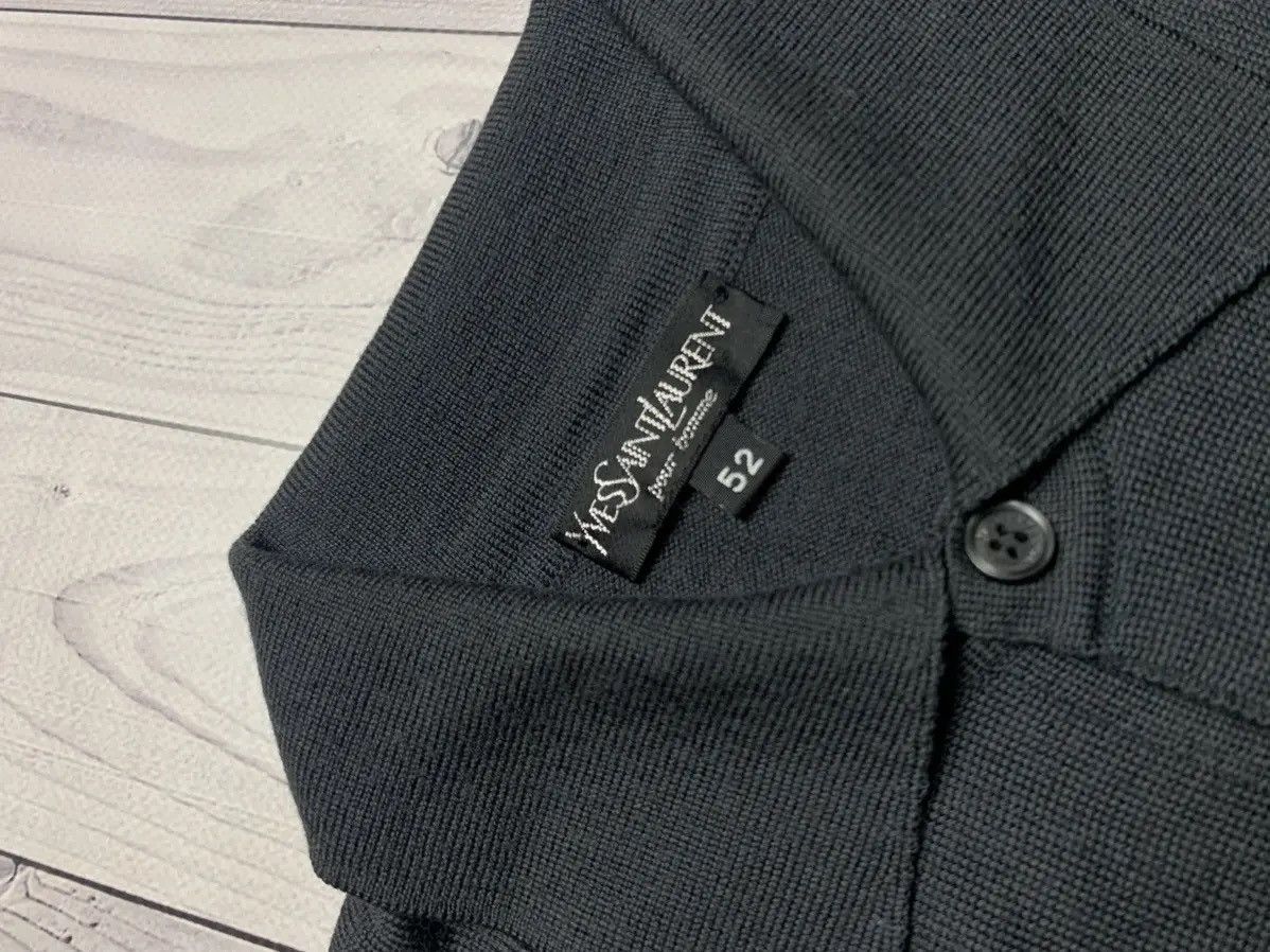 Yves Saint Laurent Vintage Yves Saint Laurent L rugby polo long sleeve sweater Size US L / EU 52-54 / 3 - 2 Thumbnail