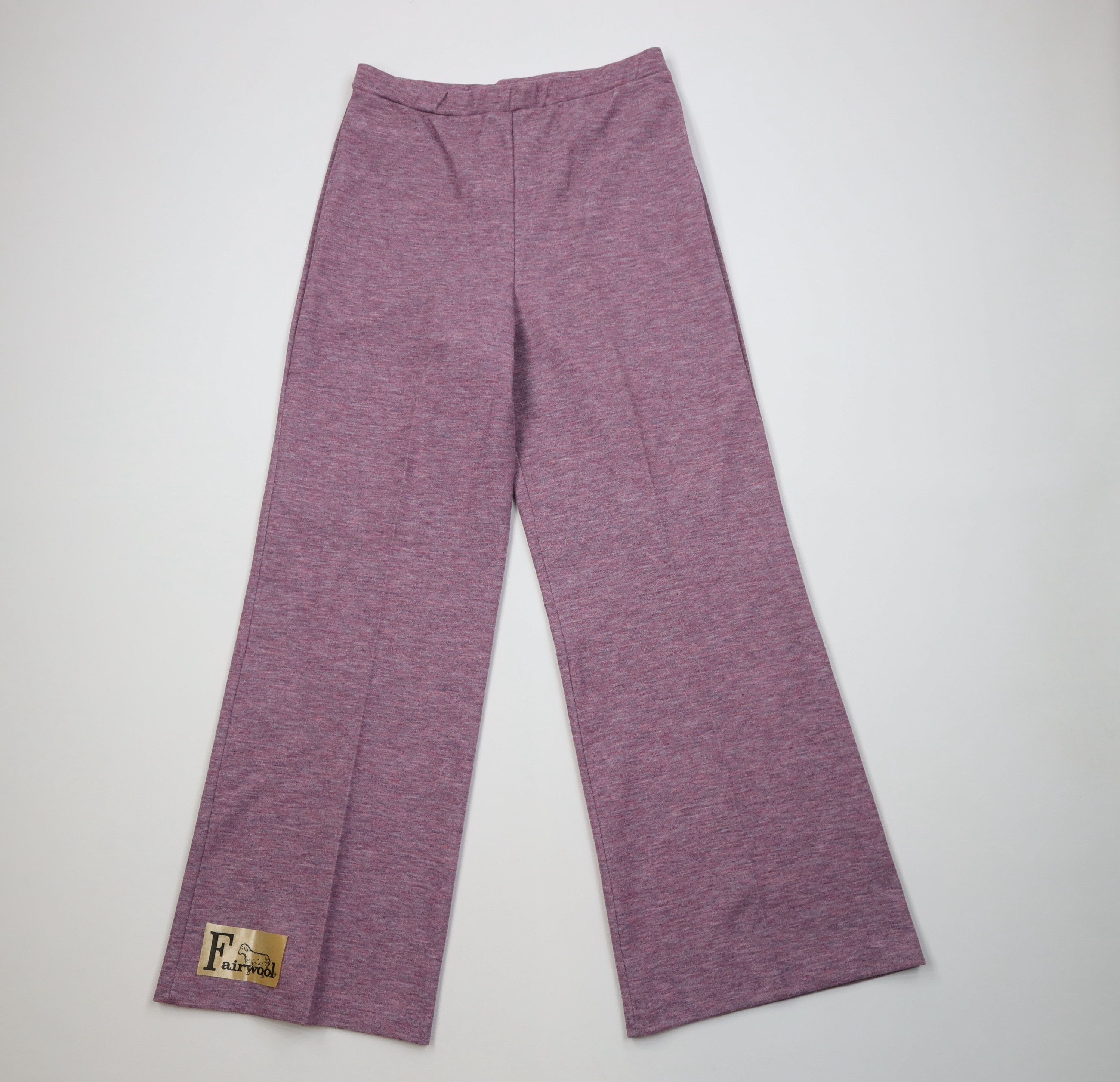 Vintage Deadstock Vintage 70s Streetwear Knit Bell Bottoms Pants USA Size 38" / US 16 / IT 52 - 1 Thumbnail
