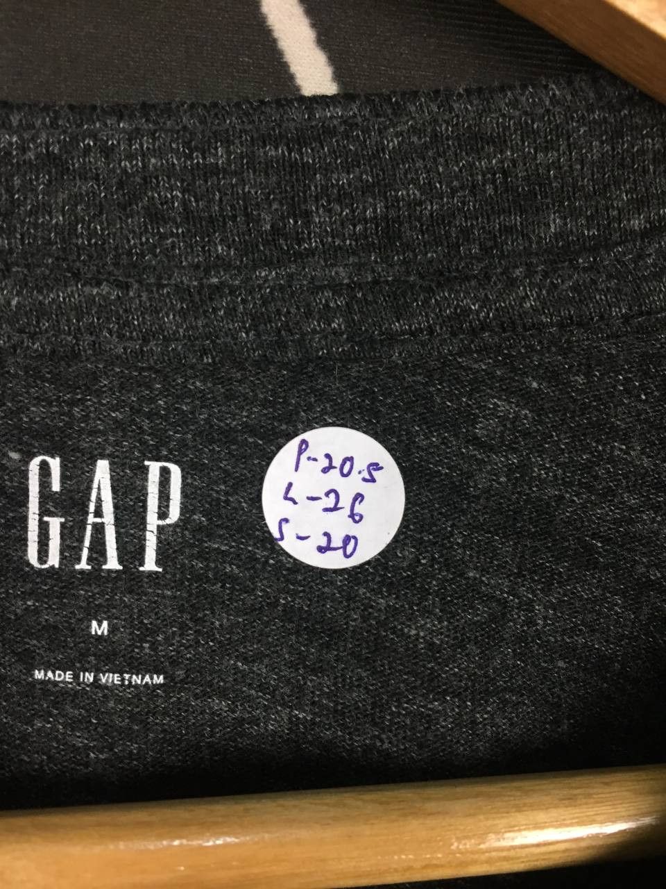 Gap × Vintage GAP Plain Casual Marled Hanley Neck Longsleeve Tee Size US M / EU 48-50 / 2 - 11 Thumbnail