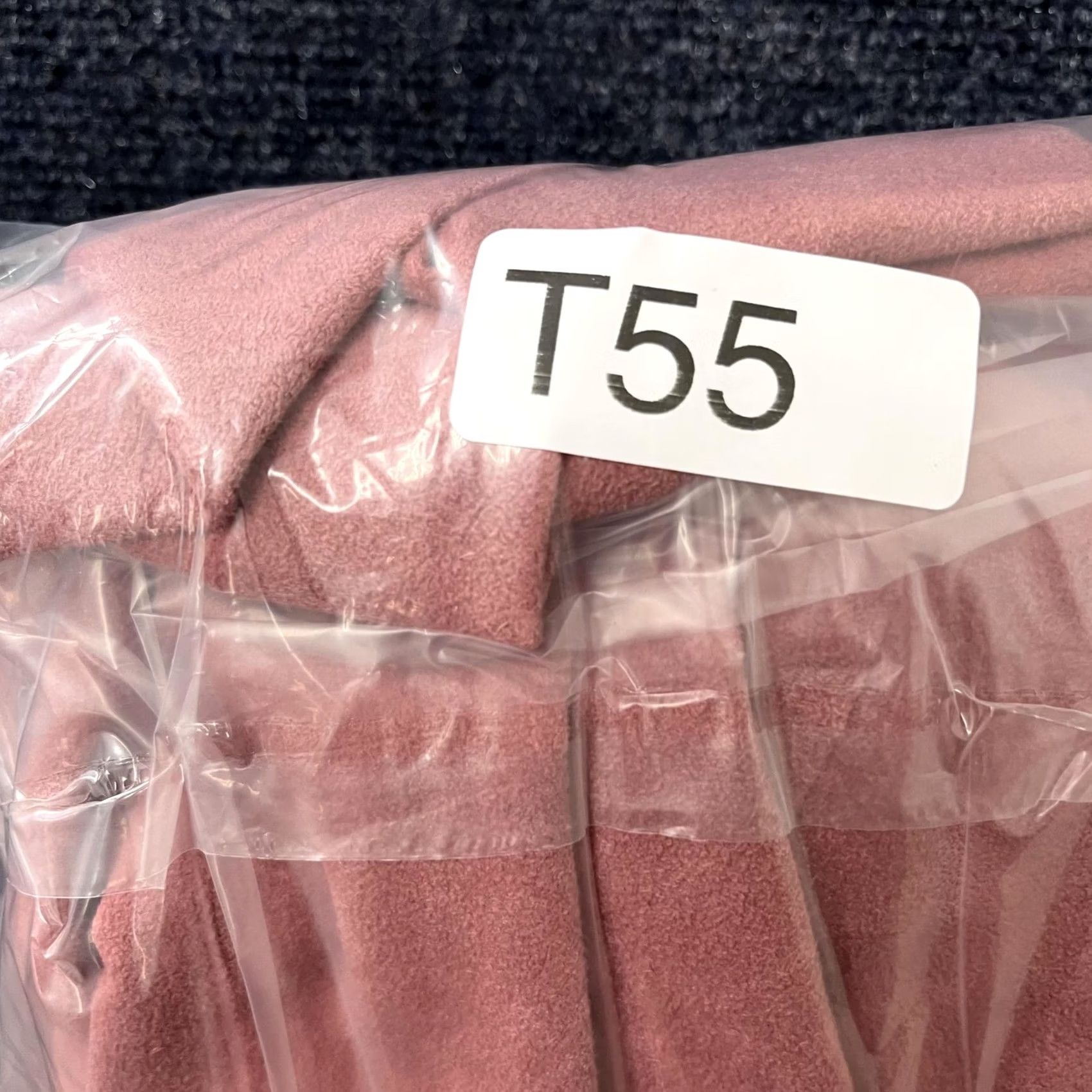 Vintage Blazer Jacket Womens Medium Pink Faux Suede Lined Notch Lapel Career Work Office Size M / US 6-8 / IT 42-44 - 7 Thumbnail