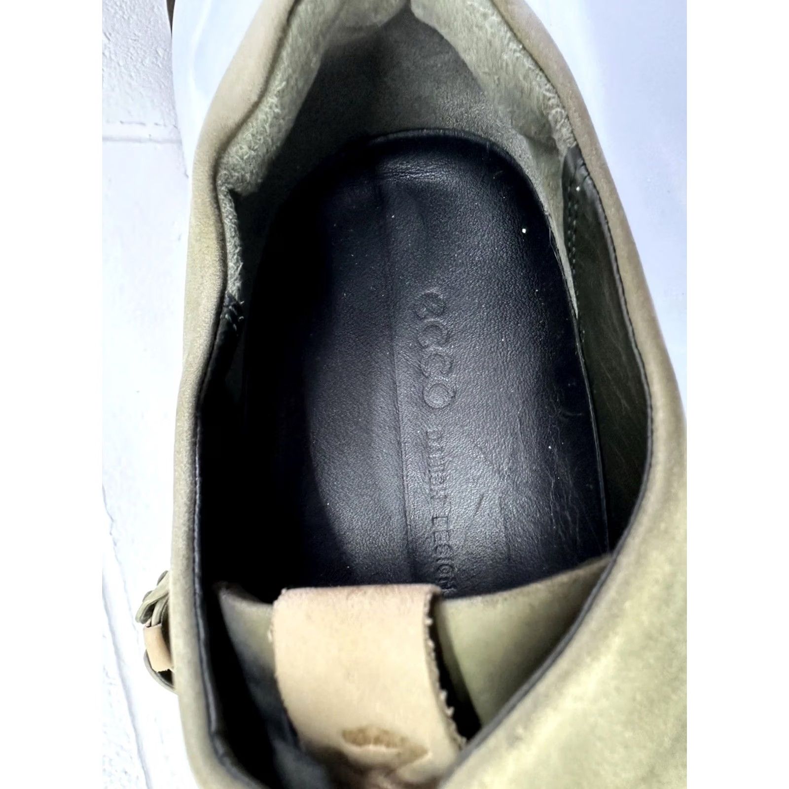 Ecco Ecco Men's Soft 8 Sneaker Lace Up Olive Green Size 12 EU 46 Size US 12 / EU 45 - 6 Thumbnail