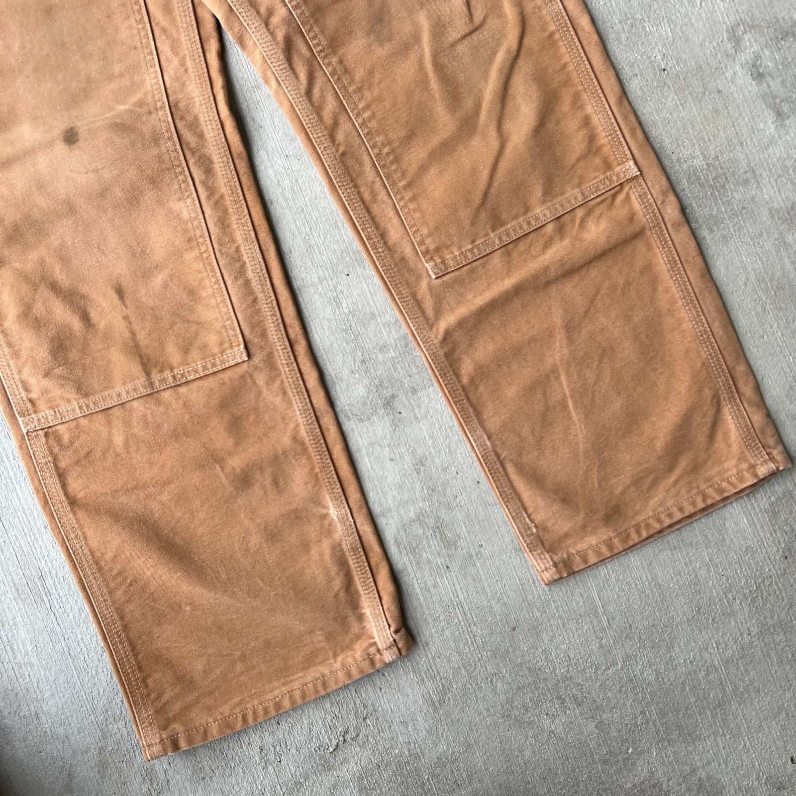 Carhartt × Vintage Carhartt brown double knee work wear carpenter pants Size US 32 / EU 48 - 4 Thumbnail