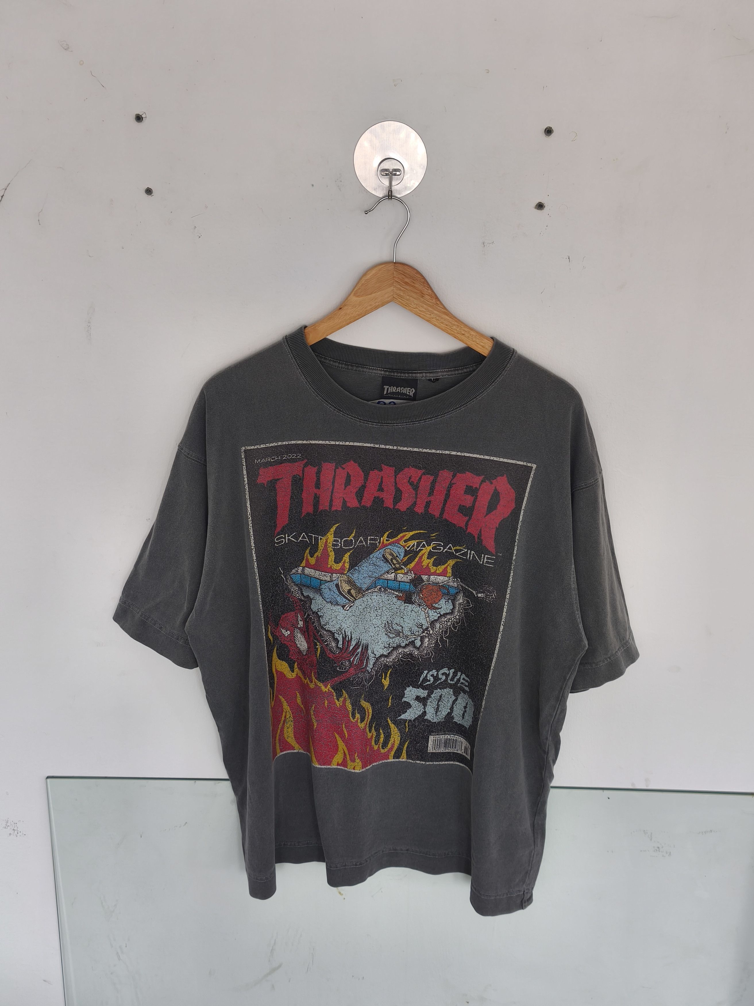 Thrasher × Vintage Vintage Thrasher Skate and Destroy Tee Size US L / EU 52-54 / 3 - 1 Thumbnail