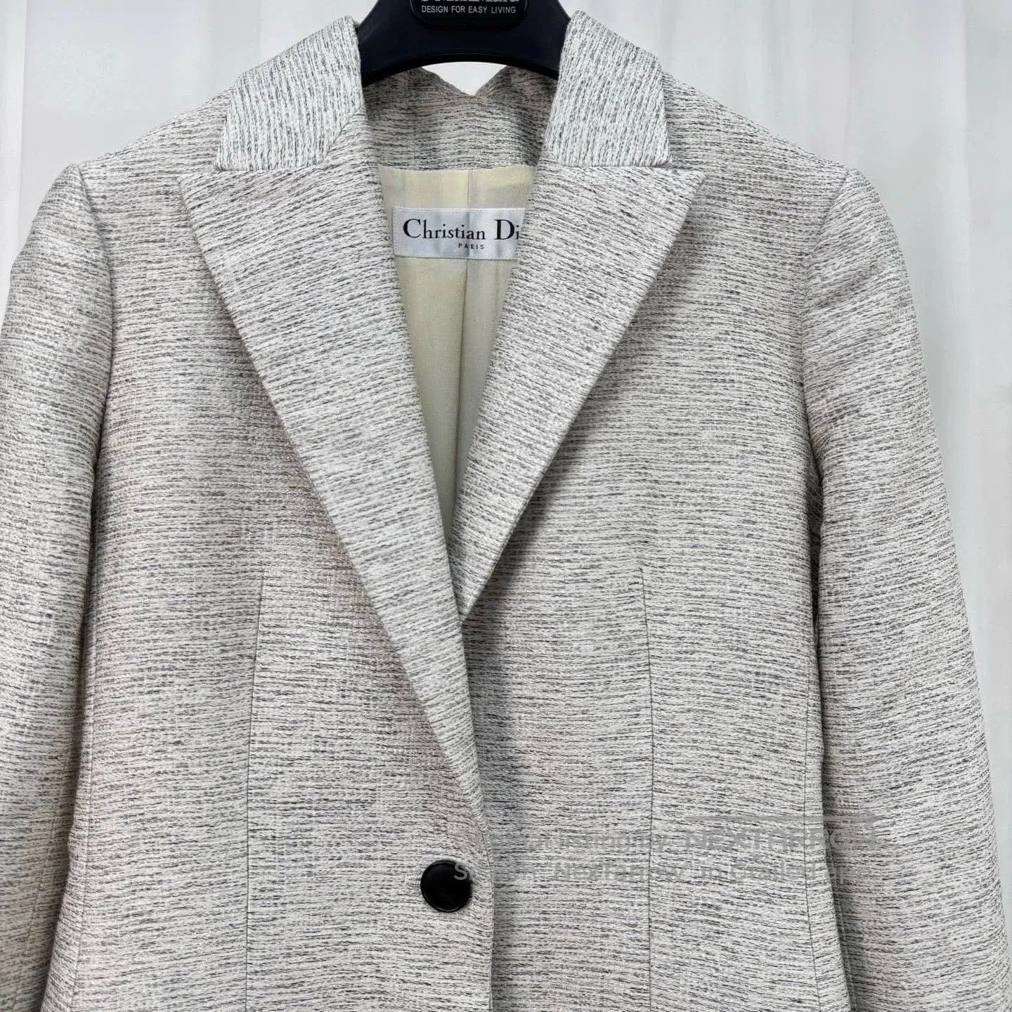 Dior dior silver gray single-breasted wool coat. Size US S / EU 44-46 / 1 - 3 Thumbnail